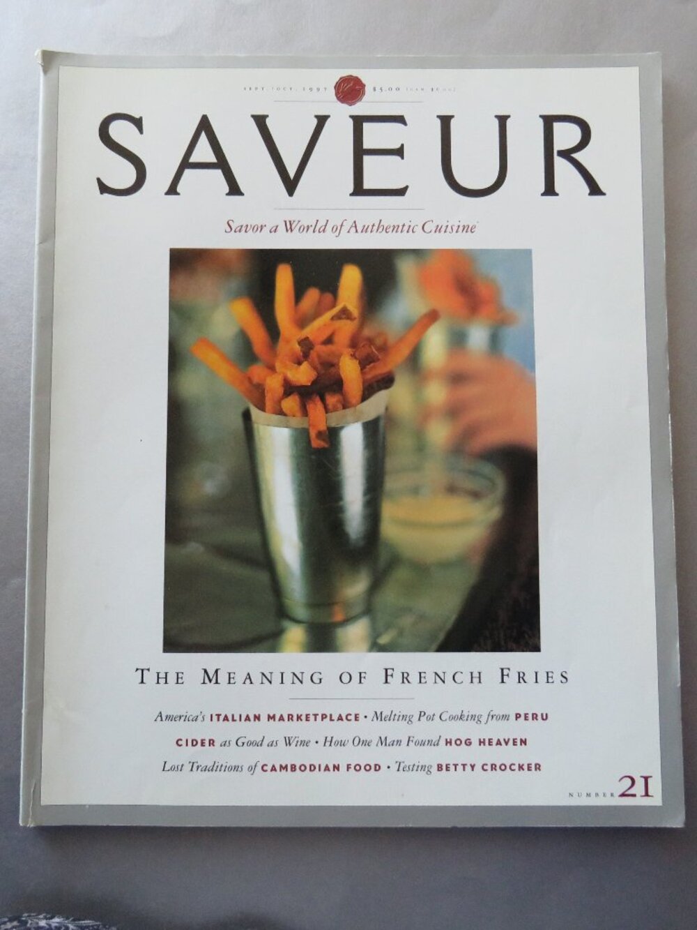 Saveur Magazines Vintage 1997 Issues 21 or Issue 22 - You Pick - Set 7